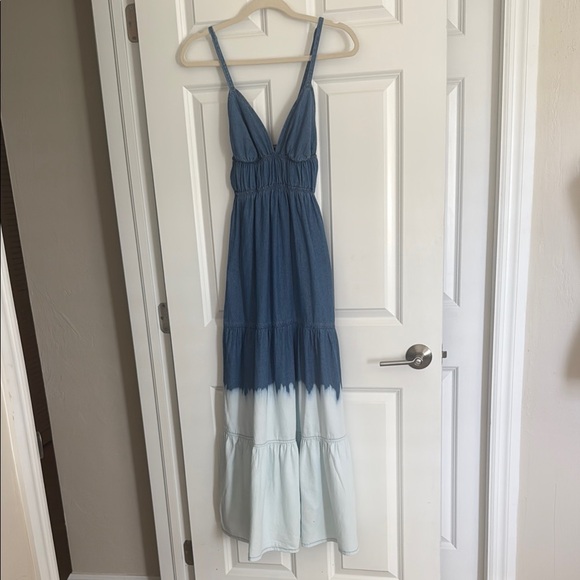 Denim Ombre Maxi Dress - Picture 11 of 12